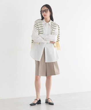 earth music&ecology スタンダードシャツ Off White