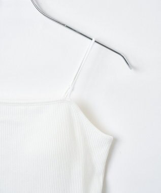 WEGO 【カップ付き/SMサイズ展開】なちゅ盛れカップインキャミ オフホワイト