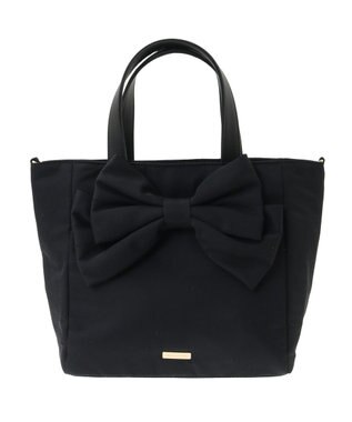 Maison de FLEUR 撥水加工3ルーム2Wayトートバッグ Black