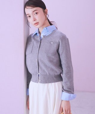 earth music&ecology スタンダードシャツ Blue