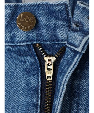 earth music&ecology Ｌｅｅ×ｅ．ｍ．ａ．ｅ　切替デニムフレアパンツ Indigo