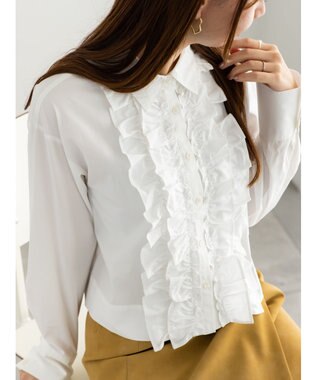 Te chichi フリルクロップトシャツ