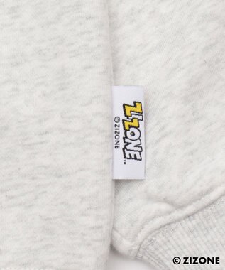 WEGO 【ユニセックス着用ITEM】別注ZIZONEグラフィックZIPパーカー アッシュグレー