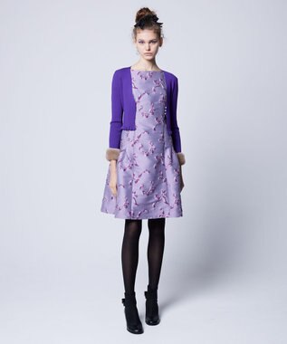 TOCCA BOOM KNIT ボレロ パープル系