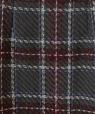 Green Parks ・ＳＵＧＡＲ　ＳＰＯＯＮ　チェックフリンジスカート Gray