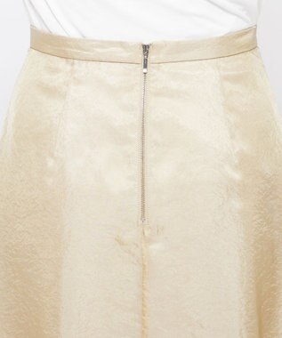 uncrave 【手洗い可】リンクルオーガンジー フレアスカート（uncrave STANDARD） ベージュ