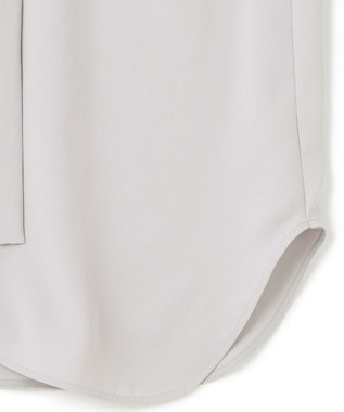 BEIGE， 【洗える】EVA / ボウタイブラウス Ice Blue