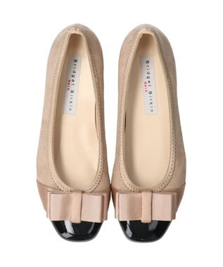 Bridget Birkin ＜3E＞【Bridget Birkin walk】リボンウォーキングパンプス ベージュコンビ