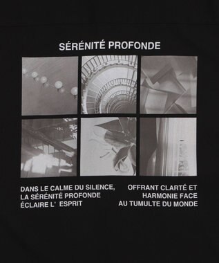 WEGO アムンゼンフォトプリントBIGシャツ（SS） ブラック