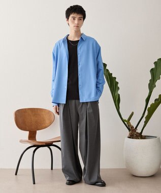 WEGO タイトフィットリブT（長袖） ブラック