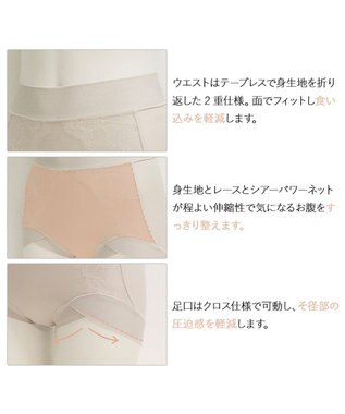 BRADELIS New York 【BRADELIS NewYork peace】　ソフトエアーショーツ26 パールグレージュ