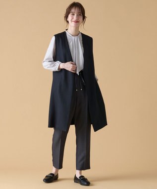 ANY 【洗濯機可能/セットアップ対応】イージケアスタイルアップジレ ブラック