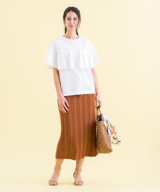 ONWARD Reuse Park 【自由区】スカート春夏 オレンジ