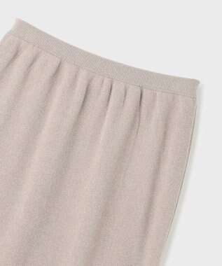 GRACE CONTINENTAL ラメタイトニットスカート ベージュ