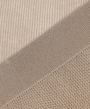 自由区 ライトメッシュジップ パーカー ベージュ