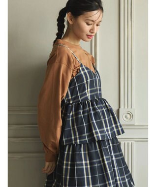 Green Parks ・ＥＬＥＮＣＡＲＥ　ＤＵＥシャーリング袖プルオーバー Dark Orange