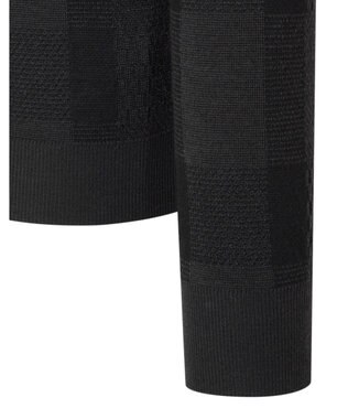 DAKS 【DAKS GOLF】ウールブレンドストレッチチェックセーター ブラック