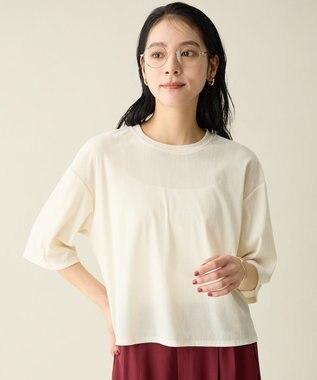 ANY チュールフロッキープルオーバー エクリュ