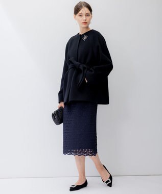 23区 S 【APPLAUDIR】エアビーバー ポンチョコート ブラック系