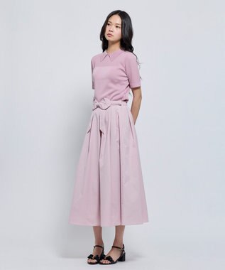 TOCCA HONEYCOMB MESH KNIT ニットトップス ピンク系