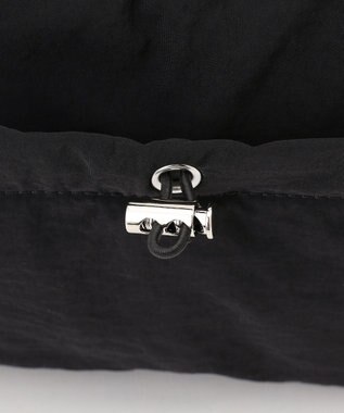 LA BAGAGERIE 【MONICA】クリンクルナイロン　ドロストショルダーバッグ ブラック