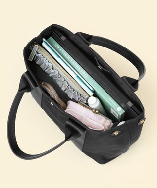 TOCCA 【八木アリサさん着用】【A4サイズ対応】IRENE 2WAY NYLONBAG ナイロンバッグ ブラック系