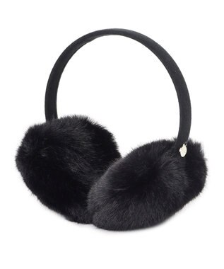 MOONBAT 【ラッピングBOX付き】FURLA ハート型イヤマフ ブラック