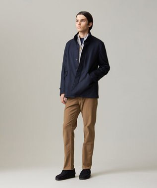 J.PRESS MEN 【KING SIZE】ウールバランサーショートカーコート ネイビー系3