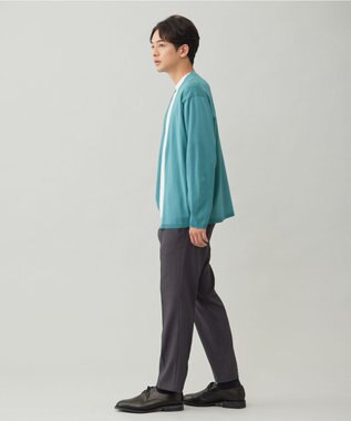 UNFILO MENS アラエルエアリーシアーカーデ ブルー