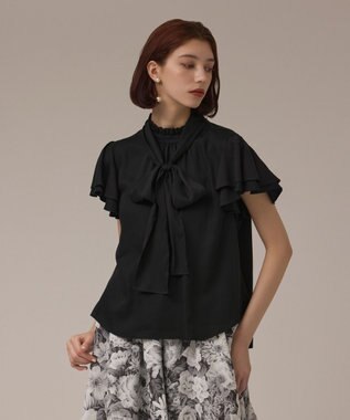 GRACE CONTINENTAL フリルボウタイブラウス