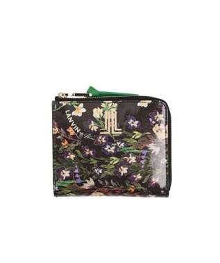 LANVIN en Bleu シャンペトル 2つ折りＬファスナー財布 ブラック
