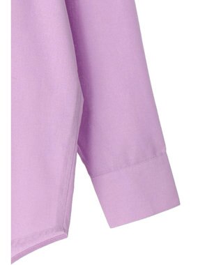Green Parks 綿麻混レギュラーシャツ Purple