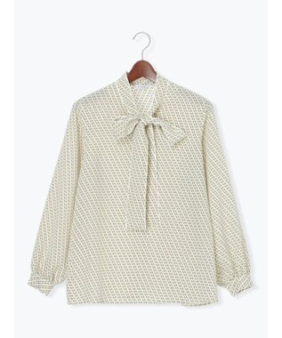 Te chichi パターンアソートボウタイブラウス《2026 spring catalog item》 イエロー