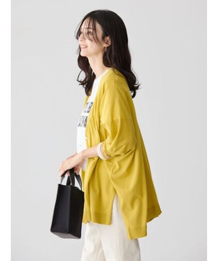 AMERICAN HOLIC ＵＶカットポンチョニットカーディガン Yellow