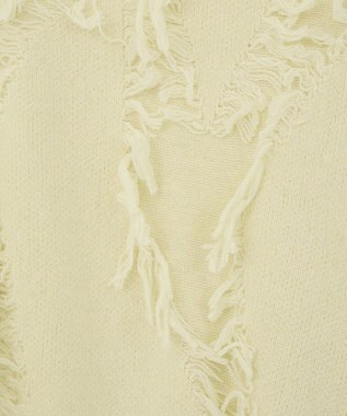 Green Parks フリンジニットプルオーバー Ivory