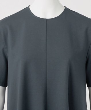 23区 S 【R(アール)】ハイゲージポンチジャージー ワンピース スレートグレー系