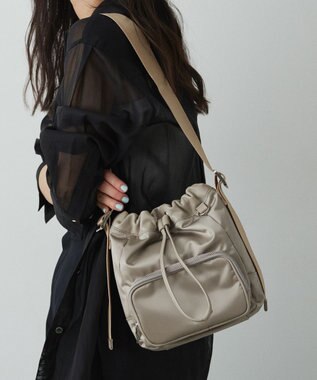 russet 《インフルエンサースタッフ企画》マルチショルダーバッグ(CE-1708) Gray