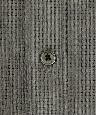 JOSEPH HOMME 新素材【通気性/ストレッチ】トリコサッカーストレッチ 　レギュラーカラー半袖シャツ グレー系