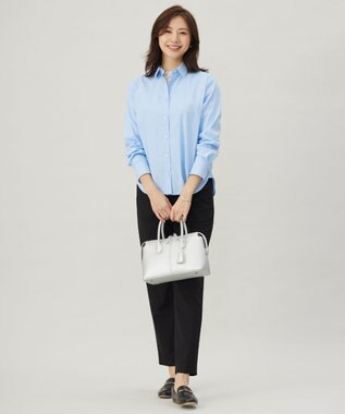 J.PRESS LADIES 【2way】midi ボストン バッグ シルバー系