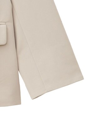 earth music&ecology シングルテーラードジャケット ベージュ