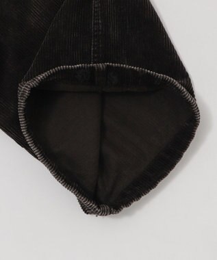 WEGO 【ウエストゴム/MLサイズ展開】イージーコーデュロイカーゴパンツ ブラックその他