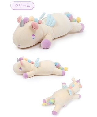 Mother garden マザーガーデン ユニコーン ぷにもち 抱き枕 68cm 《クリーム》 クリーム