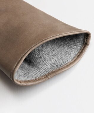 ORuKuBET Italian Sheep Short - Touch Panel (WOMEN)【日本製】 グレージュ2