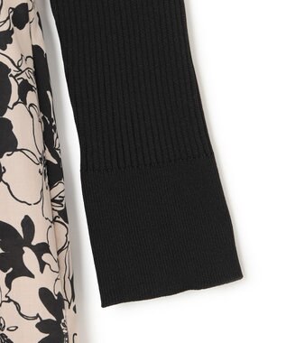 TOCCA 【洗える】CHANDELIER KNIT DRESS ニットドレス ブラック×ベージュ系