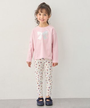 ANY KIDS 総柄フルレングス レギンス サクランボ