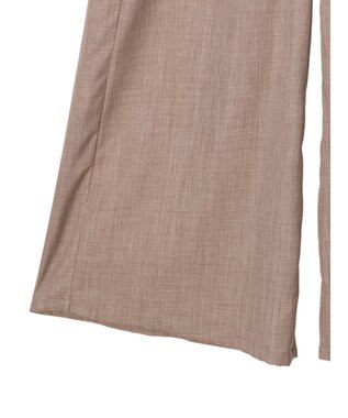 Green Parks ・ＥＬＥＮＣＡＲＥ　ＤＵＥ　リネンライクワイドパンツ Mocha