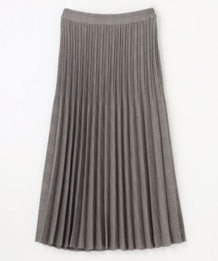 ANY 【10色展開/ウエストゴム】ウーリッシュフラノ プリーツスカート グレーグレンチェック