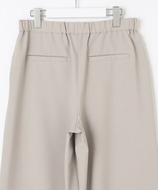 自由区 L 【洗える】ライト2WAYストレッチワイド パンツ グレー系