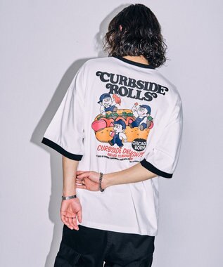 WEGO ボーイズグラフィックリンガーBIGT（S） ホワイト