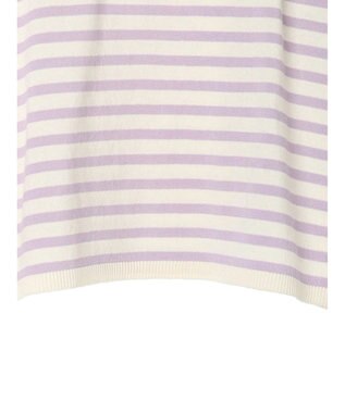 Green Parks 洗える　ニットＴシャツ Border